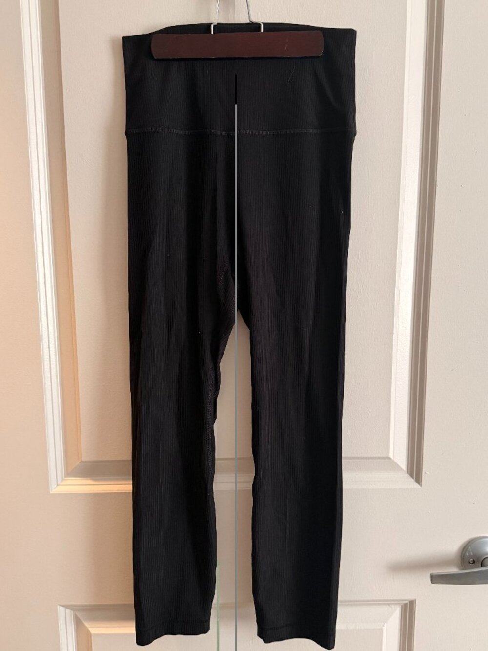 Lululemon Align™ High-Rise Ribbed Pant 25" - Black